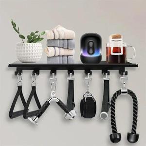 피트니스 장비 보관을  플로팅 선반 정리함 훅이  견고한 공간 절약형 체육관 랙