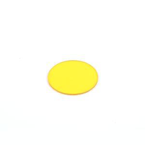 10Pcs  크기 직경 28mm 및 1.5mm 두께 470nm IR 롱 패스 노란색 컬러 필터 유리