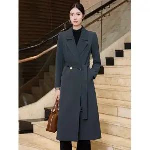 여친 오피스룩 중기장 작업복 트렌치 코트 봄가을 BE3