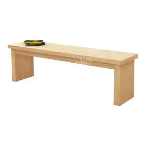 단단한 나무 벤치 신발 대기석 원목 평벤치 스툴 의자 거실