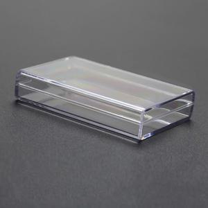 직사각형 투명 플라스틱 보관 케이스 카드 놀이 컨테이너 클럽 엔터테인먼트 장소를 위한 포커 상자