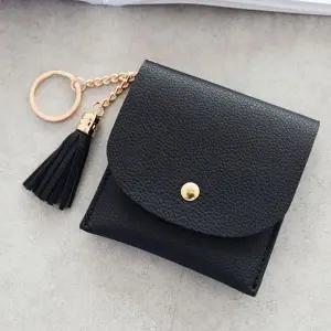 미니 태슬 지갑 여성 포켓 파우치 키링