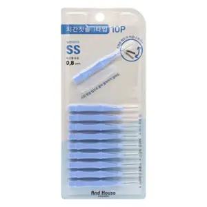 치간브러시 치간칫솔 10p세트 0.8mm I형 위생 덴탈 가