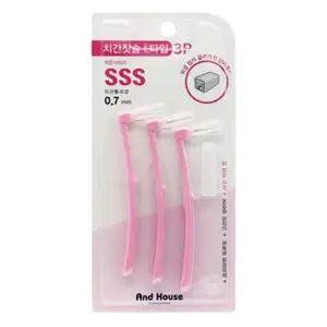 위생 덴탈 3p세트 치간칫솔 치간치솔 0.7mm 구강 L형