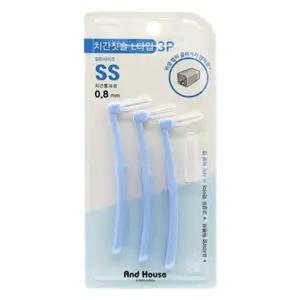 치간칫솔 치석제거 L형 3p세트 구강 위생 덴탈 0.8mm