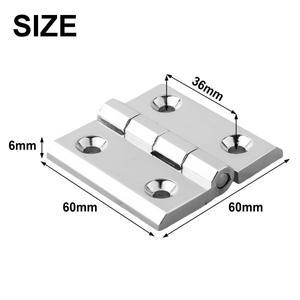 1pcs 분리형 힌지 슬립 조인트 플래그 리프트 오프 도어 스테인레스 스틸 40x40 50x50 60x60mm 옷장 및 문