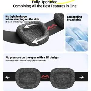 수면안대 눈가리개 수면 보조 마스크 눈용 3D 차단 경량 눈 쉐이드