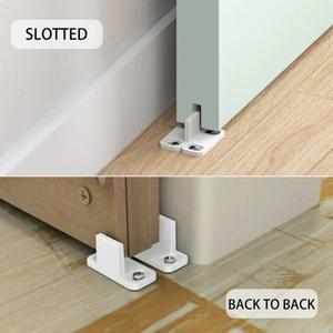 슬라이딩 헛간 도어 바닥 가이드 조절 가능한 스테이 롤러, 흔들림 방지 가구 하드웨어 액세서리, 10 개