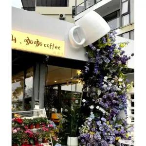 커피잔 모형 대형 원두 라떼 머그잔 장식품 꽃없음