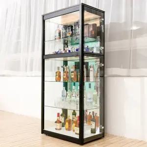 보비쥬S 미너스B 800 LED 조명 유리 장식장