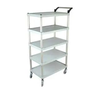 대용량 5단 배식 트롤리 끌차 운반카 핸드카 배식카 퇴식카