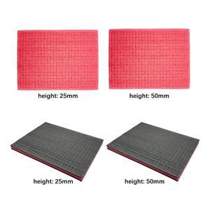 도구 상자 폼 범용 15.75x11.81인치 보석 서랍 운반 게임 공예용 섀도우 인서트 쿠션 라이너 시트