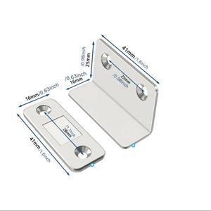초박형 래치 찬장 L형 도어 클로저 캐비닛 스토퍼 가구 부속품 강력한 자석 주방 액세서리