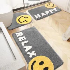 현관 인테리어 화장실 극세사 발매트 러그 50x80cm