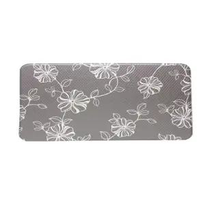 꽃무늬 44cmX1.2m 양면싱크매트 대 주방 PVC발포 데스