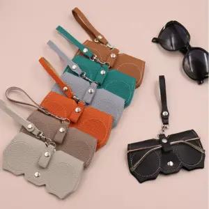 7컬러 모던 스트랩 휴대용 안경케이스 선글라스케이스 vKz9+3EfR