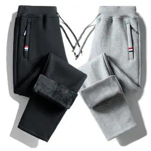 [하프클럽/]남성 따뜻한 기모 겨울 밴딩 팬츠 1P 와이드 트레이닝