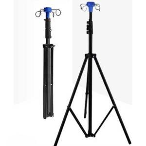 수액걸이 휴대용 수액풀대 스탠드 수납가방 굵은형 가정용 폴대 사각 조절식 양로원 수액폴대