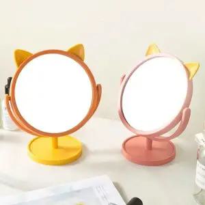 360도회전 화장대 탁상용 스탠드 미니거울
