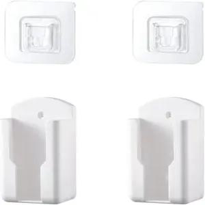 2Pcs 벽걸이 리모컨 홀더 미디어 플레이어 컨트롤러 에어컨 트레이 TV 캐디 박스 가정용 스탠드 사무실