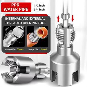 PPR 파이프 나사 가공 키트 내부 및 외부 도구, 태핑용 탄소강 다이 세트