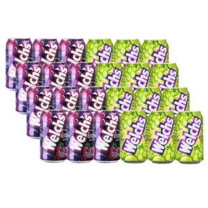 펩시콜라 농심 웰치스 포도 캔 12입+웰치스 청포도 12입 355ml