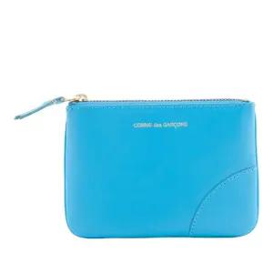 엠보스드 로고 클래식 지퍼 탑 지갑 SA8100 BLUE