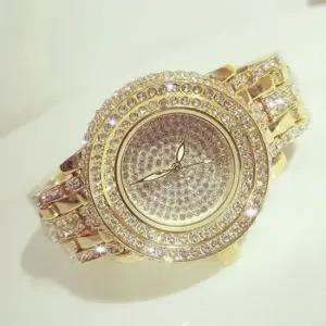 실버 올 다이아 고급 시계-골드DG 시계선물 20대시계