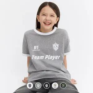 [지오다노주니어] 03096536 코튼 저지 축구 그래픽 반팔 티셔츠