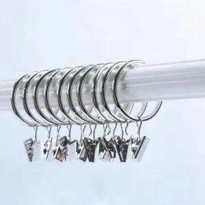 집게 커튼 링고리 고리 10P 집게형 3.8cm 링 커튼집게 커튼걸이