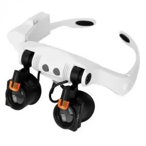 돋보기 안경 LED 라이트 확대경 루페 렌즈