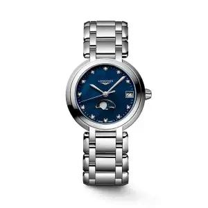 [신세계라이브쇼핑]론진 L8.115.4.98.6 프리마루나 문페이즈 여성 메탈 시계