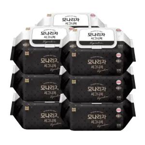 모나리자 시그니처 물티슈 캡형 100매x9팩