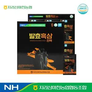 지리산마천농협 발효흑삼진액 국산 효소발효공법 흑삼 70ml x 30포