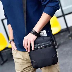 남성 데일리 외출 가방 캐주얼 미니 쇼더백 크로스백 남자 캔버스백 슬링 메신저백 힙색