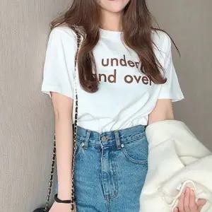 영문 레터링 5컬러 라운드 반팔 티셔츠 LK-T12