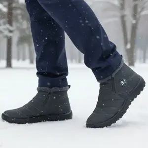 사이드 지퍼 남성 2컬러 퀄팅 기모 부츠 ZG패딩부츠