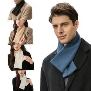 두꺼운 커플 목도리 소프트 벨벳 목도리 머플러 겨울