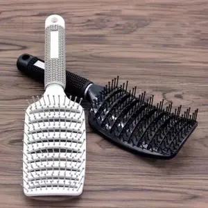 곡선형 볼륨업 마사지효과 갈비 헤어빗