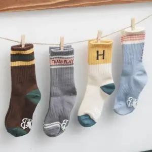 지앤 유아아동양말 y코코비스포츠 4족세트 남아여아 공용양말