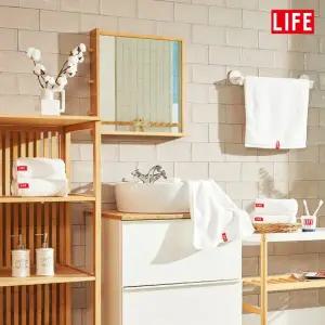 라이프 먼지없는 코마사 40수 호텔 수건 솔리드 5장