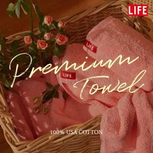 라이프 먼지없는 코마사 40수 호텔 수건 체스5장