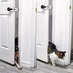 예홈펫 고양이 강아지 펫도어 안전문 도어 스토퍼
