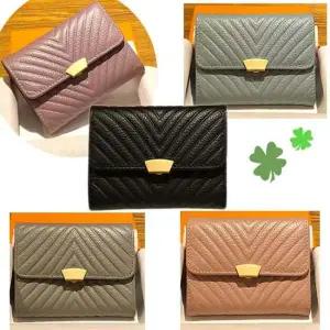 여성 스트라이프 소가죽 카드 지갑 지갑 카드지갑 여성지갑