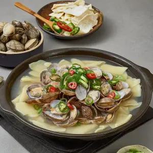 바지락 듬뿍 수제비 850g(2인분) X 2팩