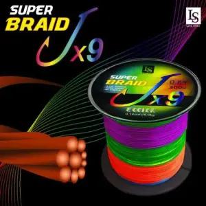 볼락 LS 9합사줄 5색 PE 코팅 다이니마 낚시줄 Jx9