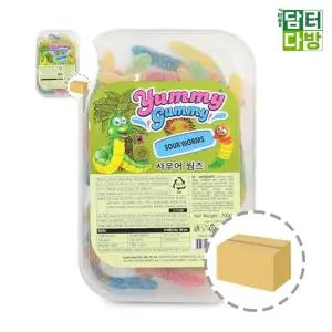 사무실간식 야미 사우어 웜즈 (12개입) 200g 1BOX
