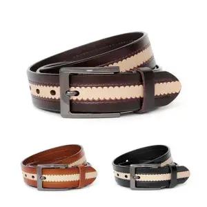 TYA06 튀빙겐스미스 가죽 캐주얼 남성벨트 배색벨트 벨트