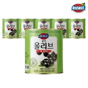 블랙 올리브 홀 3kg x 6개