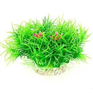 어항 꾸미기 열대어 은신처 인조 수초 뾰족한 잎 그린